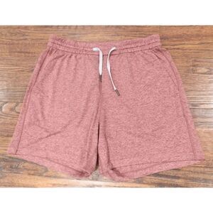 Lululemon Athletica Soft Jersey Maroon Shorts Men's Size Medium